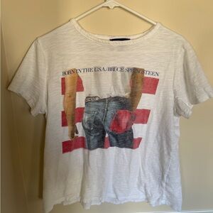 Rock Republic Women’s Sz Large Bruce Springsteen Born in the USA Graphic T-Shirt
